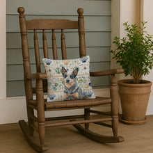 Load image into Gallery viewer, Blue Heeler Australian Cattle Dog Coastal Sea Glass Throw Pillow