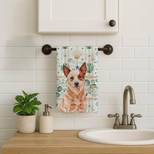 Load image into Gallery viewer, Red Heeler Australian Cattle Dog Coastal Sea Glass Kitchen Towel