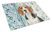 Load image into Gallery viewer, Beagle Coastal Sea Glass Glass Cutting Board