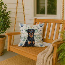 Load image into Gallery viewer, Beauceron Coastal Sea Glass Throw Pillow