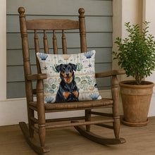 Load image into Gallery viewer, Beauceron Coastal Sea Glass Throw Pillow