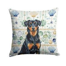 Load image into Gallery viewer, Beauceron Coastal Sea Glass Throw Pillow