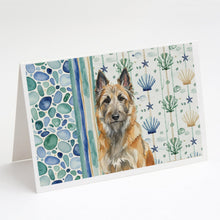 Load image into Gallery viewer, Belgian Laekenois Coastal Sea Glass Greeting Cards Pack of 8