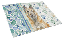 Load image into Gallery viewer, Belgian Laekenois Coastal Sea Glass Glass Cutting Board