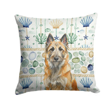Load image into Gallery viewer, Belgian Laekenois Coastal Sea Glass Throw Pillow