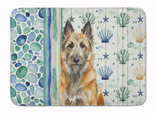 Load image into Gallery viewer, Belgian Laekenois Coastal Sea Glass Memory Foam Kitchen Mat