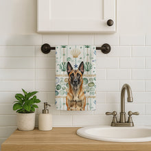 Load image into Gallery viewer, Belgian Malinois Coastal Sea Glass Kitchen Towel