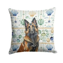 Load image into Gallery viewer, Belgian Tervuren Coastal Sea Glass Throw Pillow