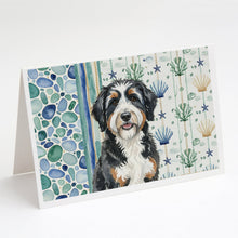 Load image into Gallery viewer, Berndoodle Coastal Sea Glass Greeting Cards Pack of 8
