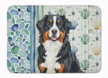 Load image into Gallery viewer, Bernese Mountain Dog Coastal Sea Glass Memory Foam Kitchen Mat
