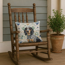 Load image into Gallery viewer, Bluetick Coonhound Coastal Sea Glass Throw Pillow