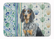 Load image into Gallery viewer, Bluetick Coonhound Coastal Sea Glass Memory Foam Kitchen Mat