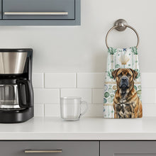 Load image into Gallery viewer, Brindle Boerboel Coastal Sea Glass Kitchen Towel