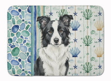 Load image into Gallery viewer, Border Collie Coastal Sea Glass Memory Foam Kitchen Mat