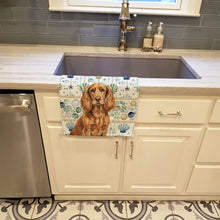 Load image into Gallery viewer, Boykin Spaniel Coastal Sea Glass Kitchen Towel