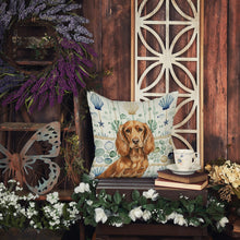 Load image into Gallery viewer, Boykin Spaniel Coastal Sea Glass Throw Pillow