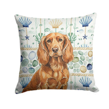 Load image into Gallery viewer, Boykin Spaniel Coastal Sea Glass Throw Pillow