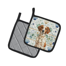 Load image into Gallery viewer, Roan Brittany Coastal Sea Glass Pair of Pot Holders