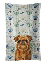 Load image into Gallery viewer, Belge Brussels Griffon Coastal Sea Glass Kitchen Towel