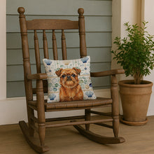 Load image into Gallery viewer, Belge Brussels Griffon Coastal Sea Glass Throw Pillow