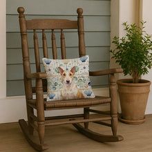 Load image into Gallery viewer, Fawn and White Bull Terrier Coastal Sea Glass Throw Pillow