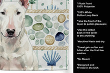 Load image into Gallery viewer, White Bull Terrier Coastal Sea Glass Kitchen Towel
