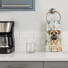 Load image into Gallery viewer, Bullmastiff Coastal Sea Glass Kitchen Towel