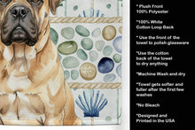 Load image into Gallery viewer, Bullmastiff Coastal Sea Glass Kitchen Towel
