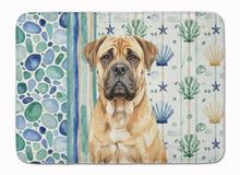 Load image into Gallery viewer, Bullmastiff Coastal Sea Glass Memory Foam Kitchen Mat