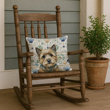 Load image into Gallery viewer, Cairn Terrier Coastal Sea Glass Throw Pillow