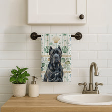 Load image into Gallery viewer, Cane Corso Coastal Sea Glass Kitchen Towel