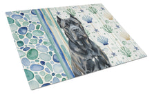 Load image into Gallery viewer, Cane Corso Coastal Sea Glass Glass Cutting Board