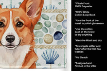 Load image into Gallery viewer, Red Cardigan Welsh Corgi Coastal Sea Glass Kitchen Towel