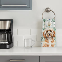 Load image into Gallery viewer, Cavapoo Coastal Sea Glass Kitchen Towel