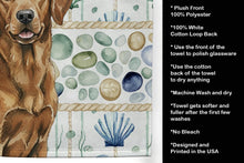 Load image into Gallery viewer, Chesapeake Bay Retriever Coastal Sea Glass Kitchen Towel