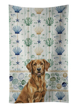 Load image into Gallery viewer, Chesapeake Bay Retriever Coastal Sea Glass Kitchen Towel