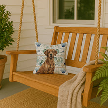 Load image into Gallery viewer, Chesapeake Bay Retriever Coastal Sea Glass Throw Pillow