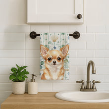 Load image into Gallery viewer, Fawn Chihuahua Coastal Sea Glass Kitchen Towel