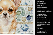 Load image into Gallery viewer, Fawn Chihuahua Coastal Sea Glass Kitchen Towel