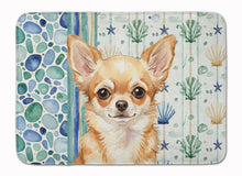 Load image into Gallery viewer, Fawn Chihuahua Coastal Sea Glass Memory Foam Kitchen Mat