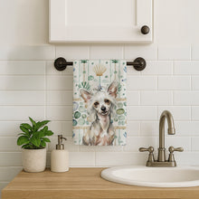 Load image into Gallery viewer, Hairless Mottled Pattern Chinese Crested Coastal Sea Glass Kitchen Towel