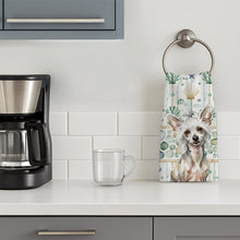 Load image into Gallery viewer, Hairless Mottled Pattern Chinese Crested Coastal Sea Glass Kitchen Towel