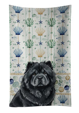 Load image into Gallery viewer, Black Chow Chow Coastal Sea Glass Kitchen Towel