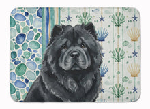 Load image into Gallery viewer, Black Chow Chow Coastal Sea Glass Memory Foam Kitchen Mat