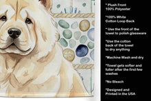 Load image into Gallery viewer, Cream Chow Chow Coastal Sea Glass Kitchen Towel