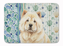 Load image into Gallery viewer, Cream Chow Chow Coastal Sea Glass Memory Foam Kitchen Mat