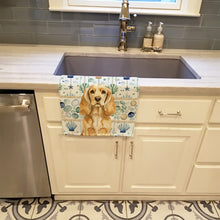 Load image into Gallery viewer, Buff Cocker Spaniel Coastal Sea Glass Kitchen Towel