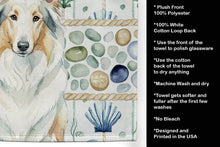 Load image into Gallery viewer, White Collie Coastal Sea Glass Kitchen Towel