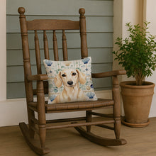 Load image into Gallery viewer, Cream Dachshund Coastal Sea Glass Throw Pillow