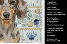 Load image into Gallery viewer, Dapple Dachshund Coastal Sea Glass Kitchen Towel